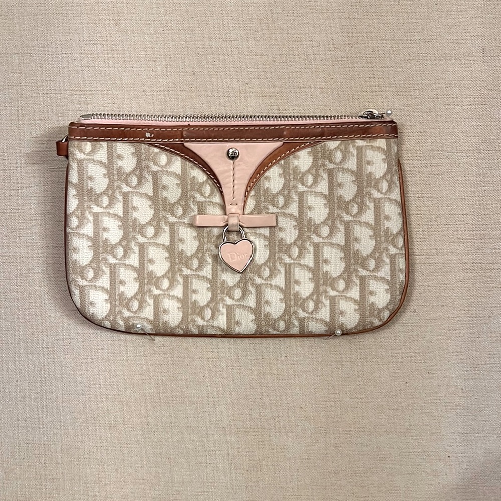 AUTHENTIC Christian Dior Vintage Pouch Clutch Bag